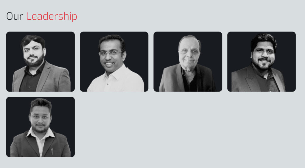 screenshot of TechD Cybersecurity Ltd Leadership team